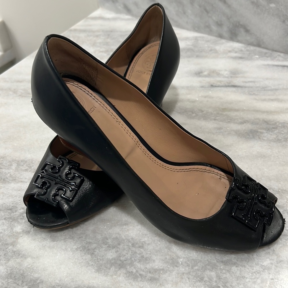 Tory Burch Brown Wedge Heels